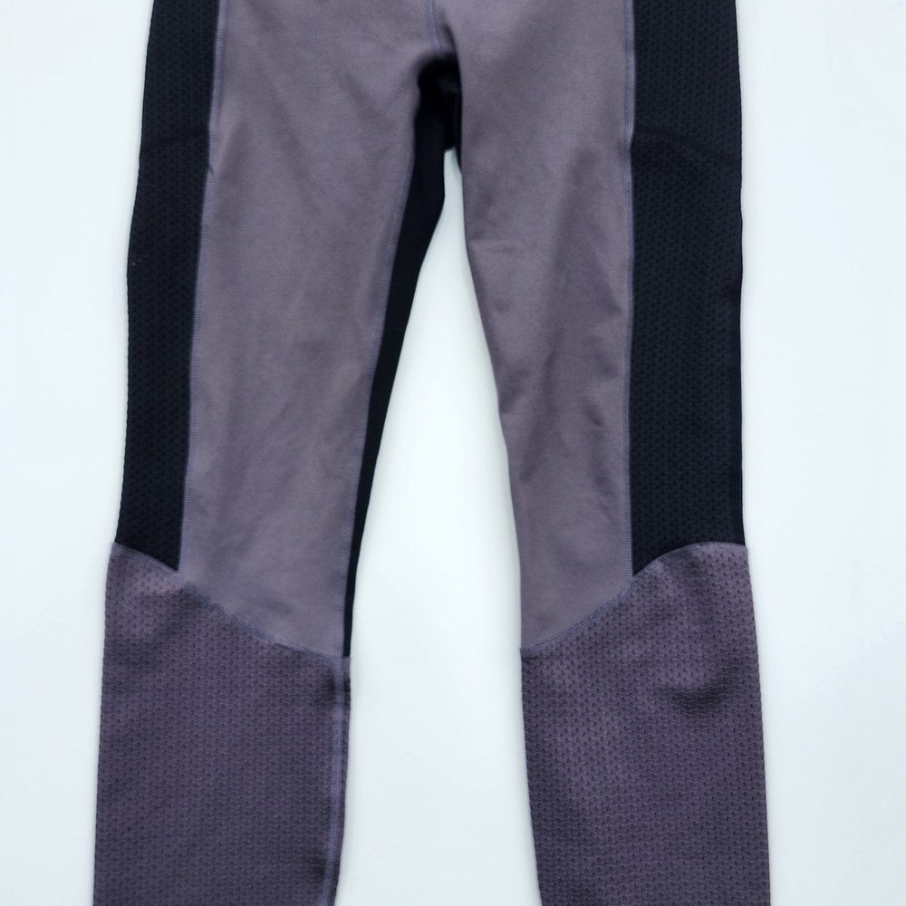 Purple and Black Leggings